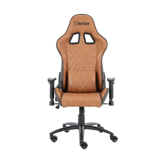 (JONATHAN) Vintage Leather Cover Adjustable Gaming Office Chair Gaming Chair