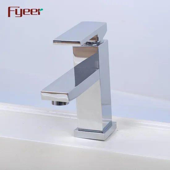 Fyeer Solid Brass Welded Bathroom Basin Water Tap
