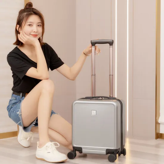 Lightweight Smart Travelling Trolley Luggage with Flexible Wheels Trolley Suitcase for Business